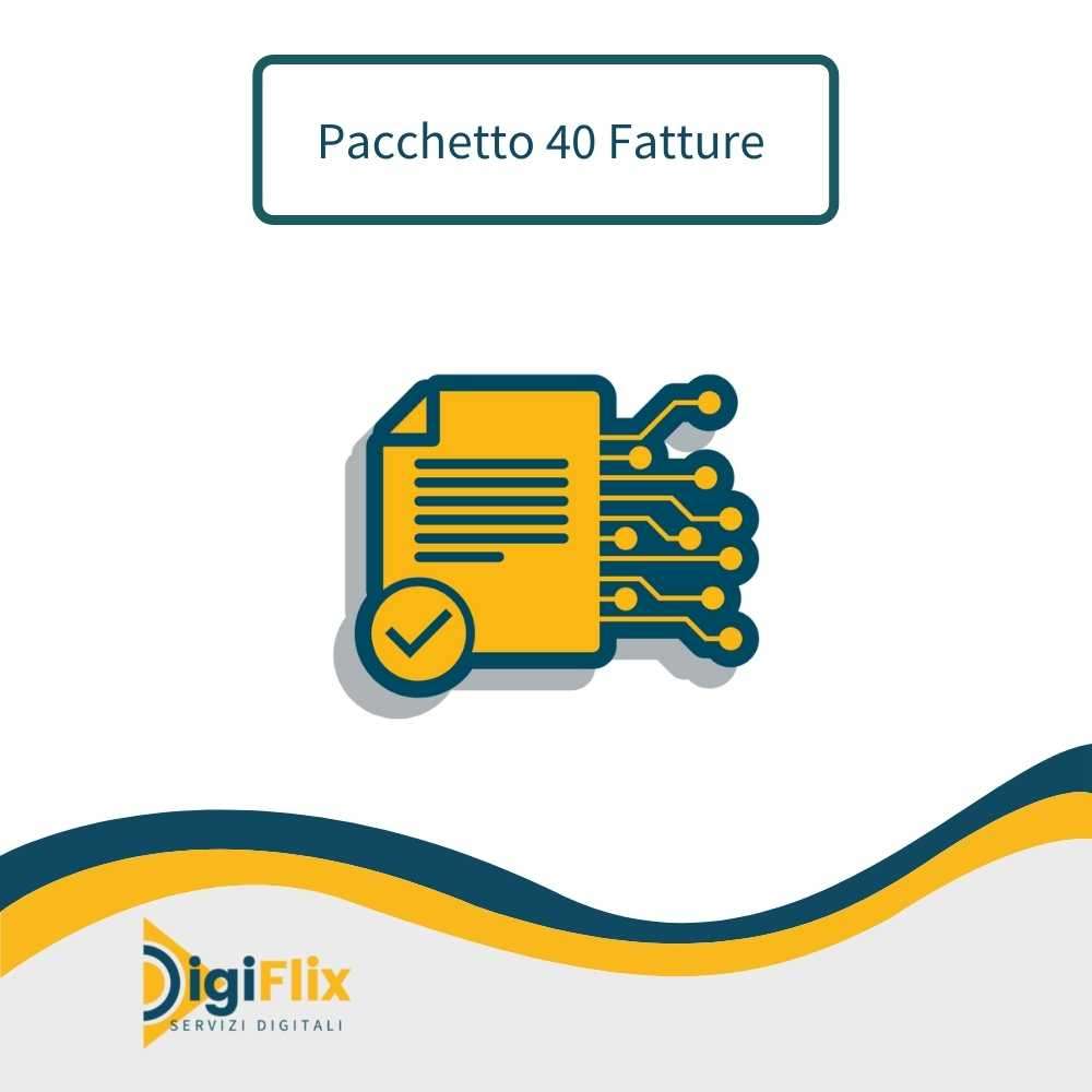 Digiflix - Fattura Elettronica - Pacchetto 40 Fatture